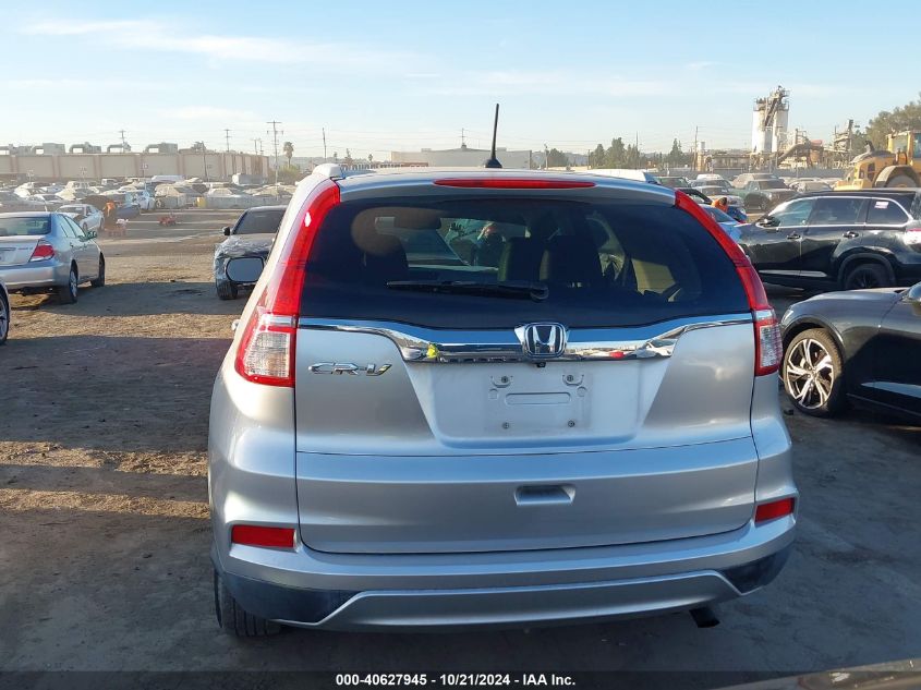 2015 Honda Cr-V Ex-L VIN: 2HKRM3H75FH525050 Lot: 40627945