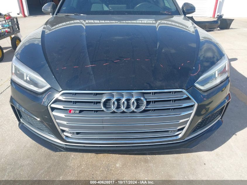 2018 Audi S5 3.0T Premium Plus VIN: WAUB4CF56JA055613 Lot: 40628017