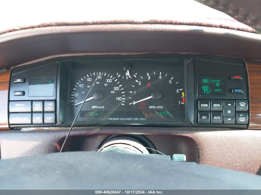 1995 Cadillac Eldorado VIN: 1G6EL12Y2SU621454 Lot: 40628047