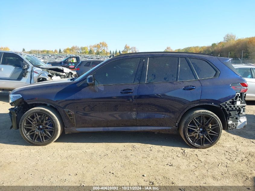 2021 BMW X5 M VIN: 5YMJU0C08M9E21223