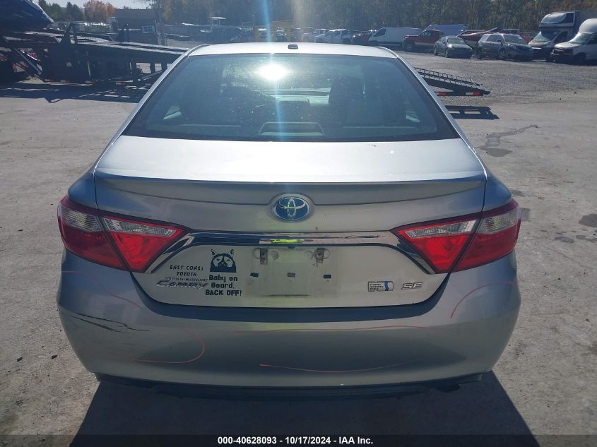 2015 Toyota Camry Hybrid Se VIN: 4T1BD1FK2FU147946 Lot: 40628093