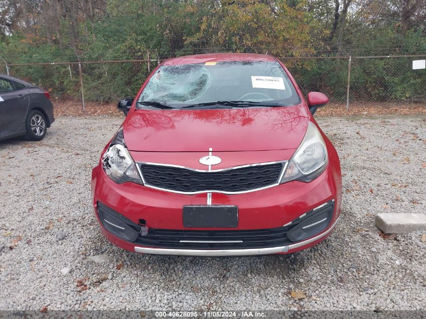 2013 Kia Rio Lx VIN: KNADM4A31D6306193 Lot: 40628095