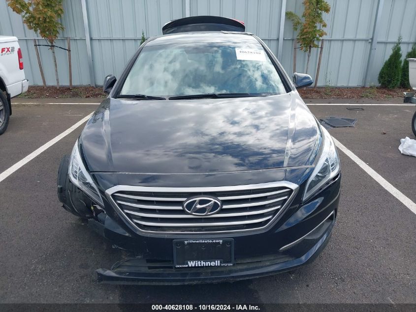 2017 Hyundai Sonata Se VIN: 5NPE24AF8HH485822 Lot: 40628108