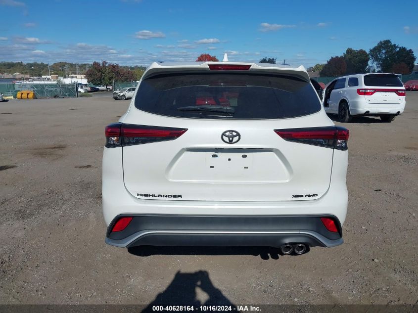 2021 Toyota Highlander Xse VIN: 5TDLZRBH7MS108192 Lot: 40628164