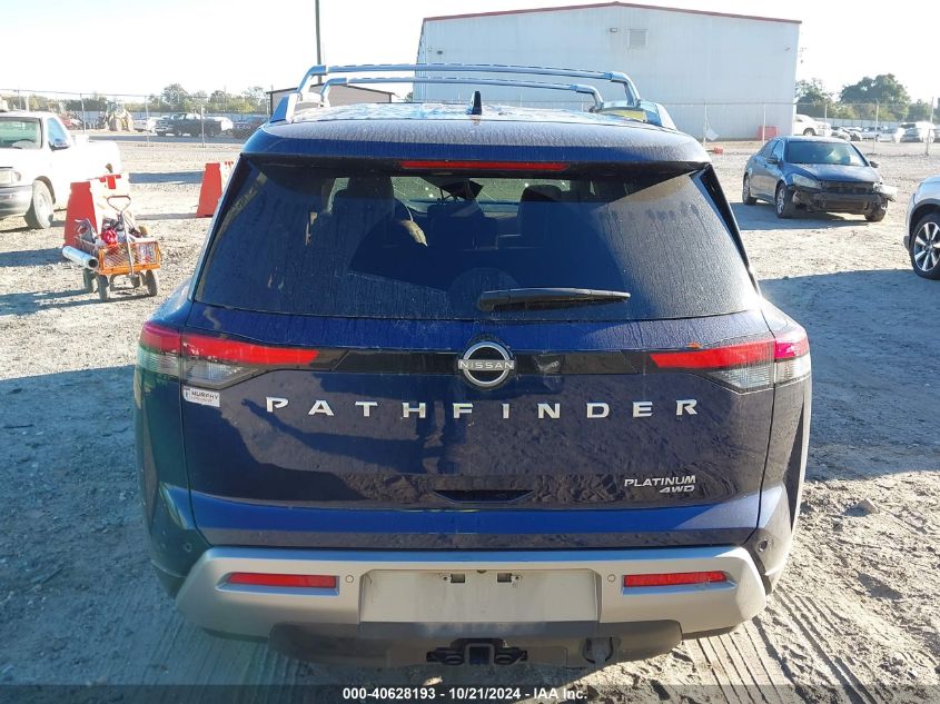 2023 Nissan Pathfinder Platinum VIN: 5N1DR3DJ0PC276212 Lot: 40628193