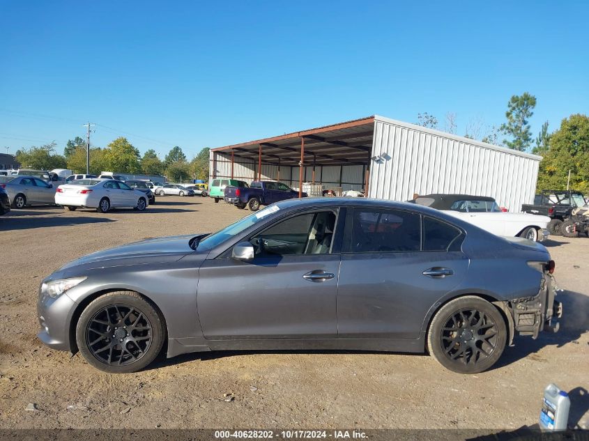 2014 Infiniti Q50 Premium VIN: JN1BV7AP8EM674835 Lot: 40628202