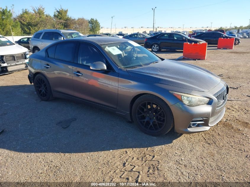 VIN JN1BV7AP8EM674835 2014 Infiniti Q50, Premium no.1