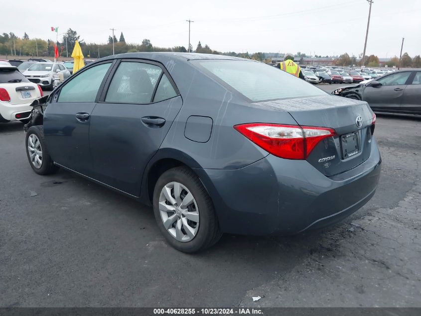 VIN 2T1BURHE4FC420618 2015 Toyota Corolla, LE no.3