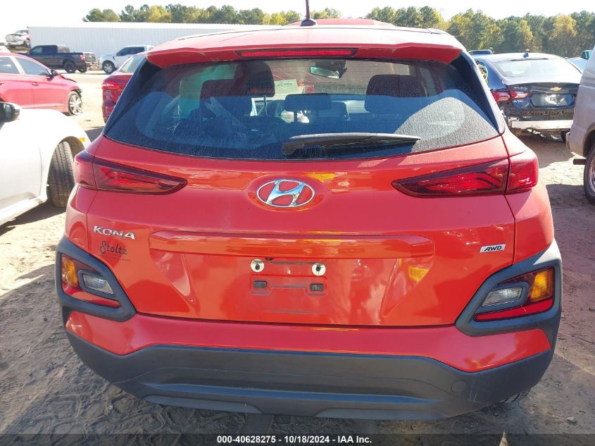 2019 Hyundai Kona Se VIN: KM8K1CAA6KU215484 Lot: 40628275