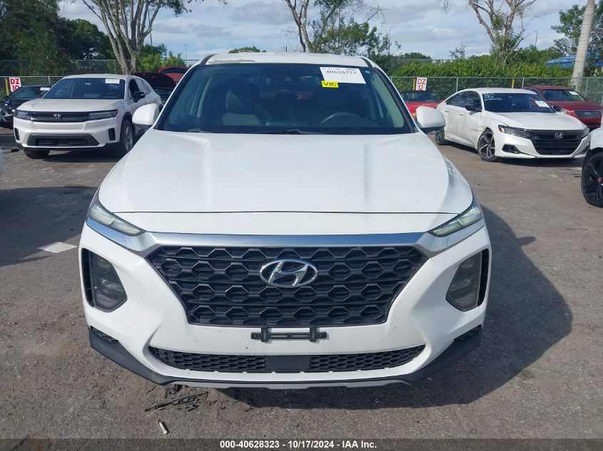 2019 Hyundai Santa Fe Se VIN: 5NMS23AD8KH028363 Lot: 40628323