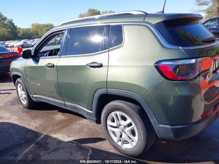 2020 Jeep Compass Sport Fwd VIN: 3C4NJCABXLT257968 Lot: 40628431