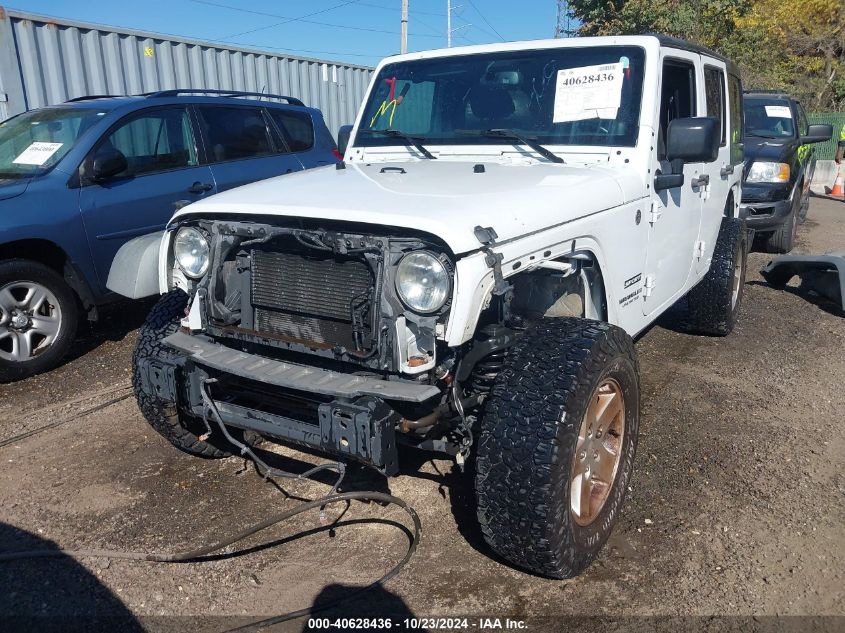 2014 Jeep Wrangler Unlimited Sport VIN: 1C4BJWDG9EL171237 Lot: 40628436