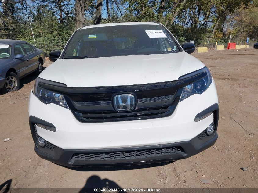 2022 Honda Pilot Trailsport VIN: 5FNYF6H87NB057027 Lot: 40628446