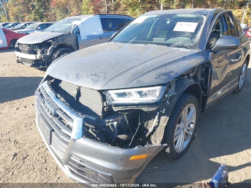 2018 Audi Q5 2.0T Premium/2.0T Tech Premium VIN: WA1BNAFY4J2065656 Lot: 40628484