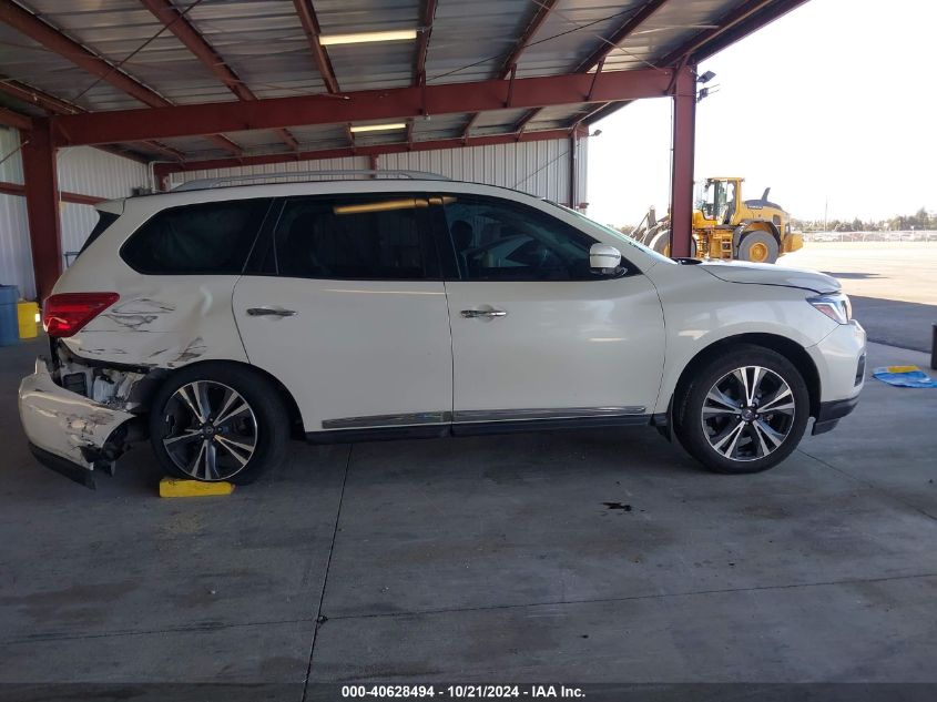 2019 Nissan Pathfinder Platinum VIN: 5N1DR2MM3KC639681 Lot: 40628494