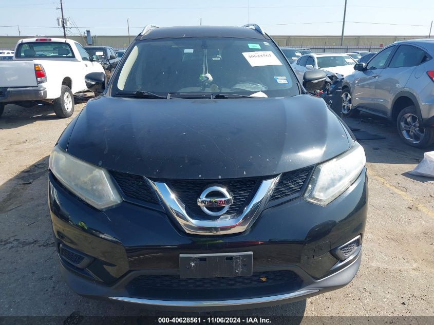 2015 Nissan Rogue Sv VIN: KNMAT2MT9FP517843 Lot: 40628561