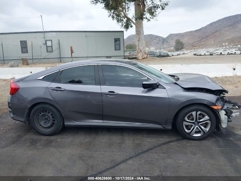 2016 Honda Civic Lx VIN: 19XFC2F50GE215833 Lot: 40628600