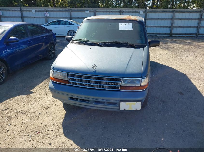 1994 Plymouth Grand Voyager Se VIN: 1P4GH44R8RX227038 Lot: 40628704