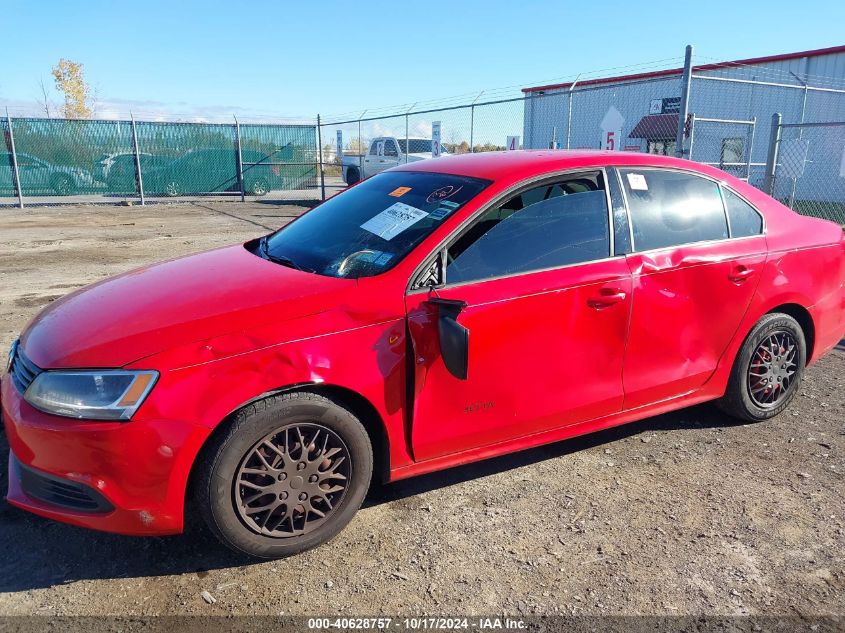 2014 Volkswagen Jetta 2.0L S VIN: 3VW2K7AJ7EM208364 Lot: 40628757