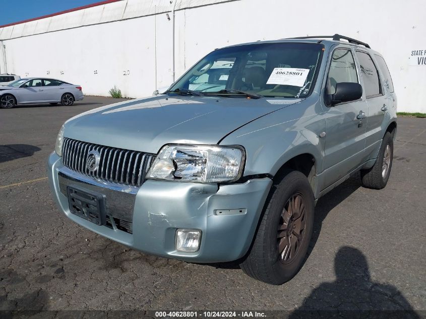 2006 Mercury Mariner Luxury/Premier VIN: 4M2YU56106DJ09302 Lot: 40628801