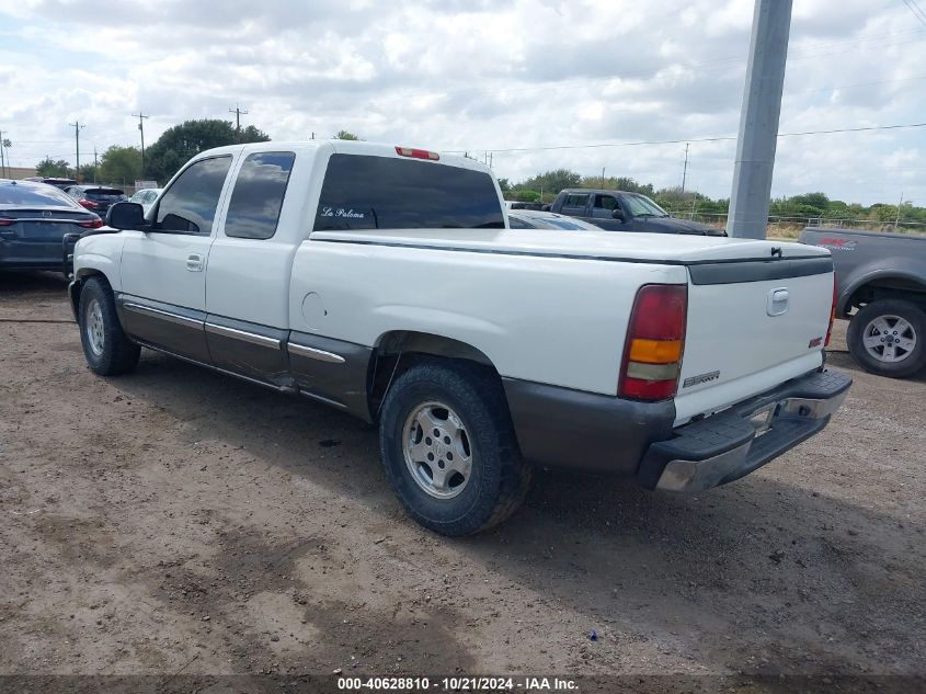 1999 GMC Sierra 1500 Sle VIN: 2GTEC19T6X1548972 Lot: 40628810