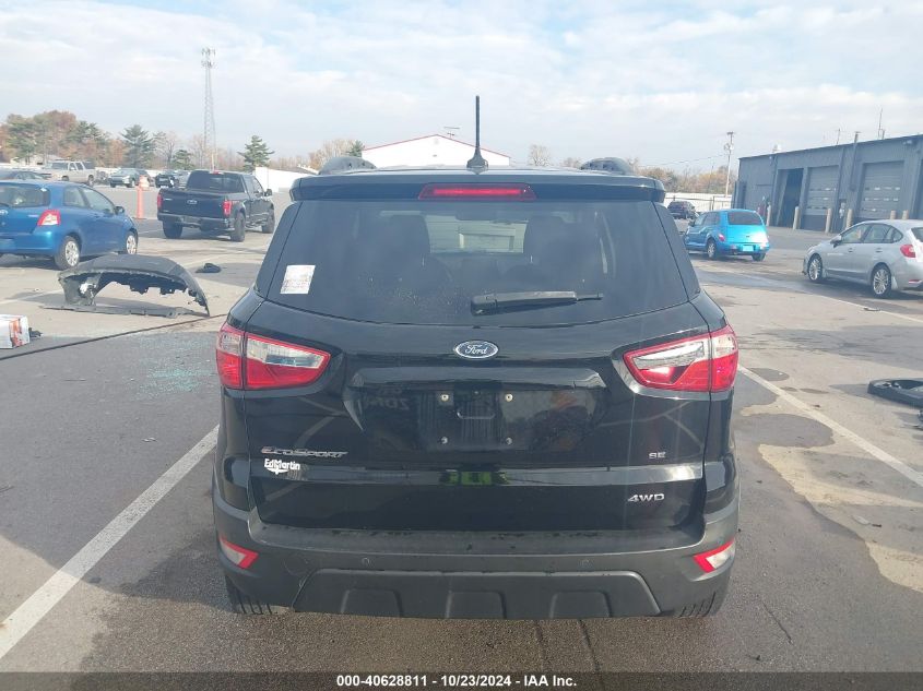 2018 Ford Ecosport Se VIN: MAJ6P1UL3JC213661 Lot: 40628811