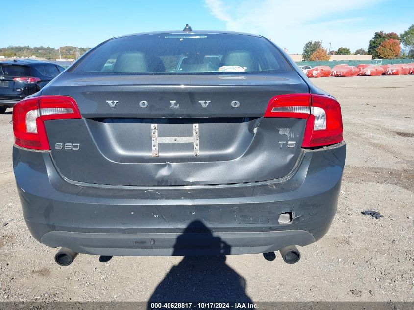 2012 Volvo S60 T5 VIN: YV1622FS3C2102095 Lot: 40628817