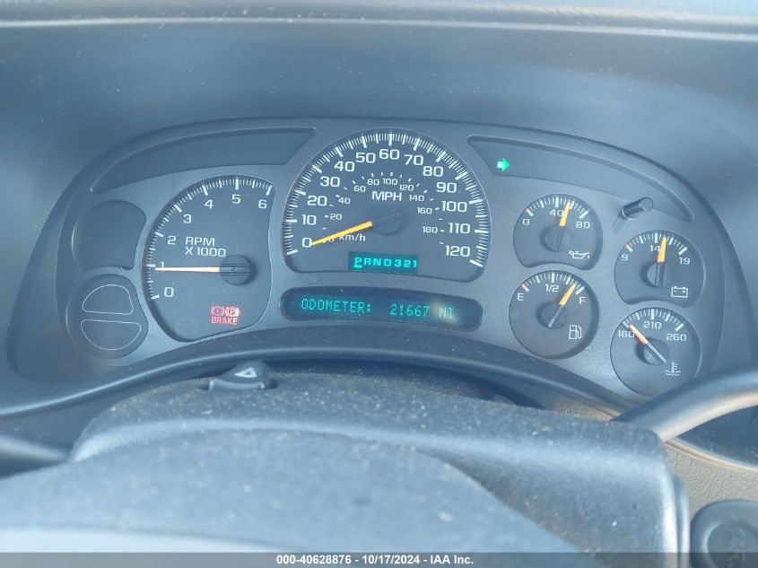 2004 Chevrolet Silverado 1500 Work Truck VIN: 1GCEC14X54Z171791 Lot: 40628876