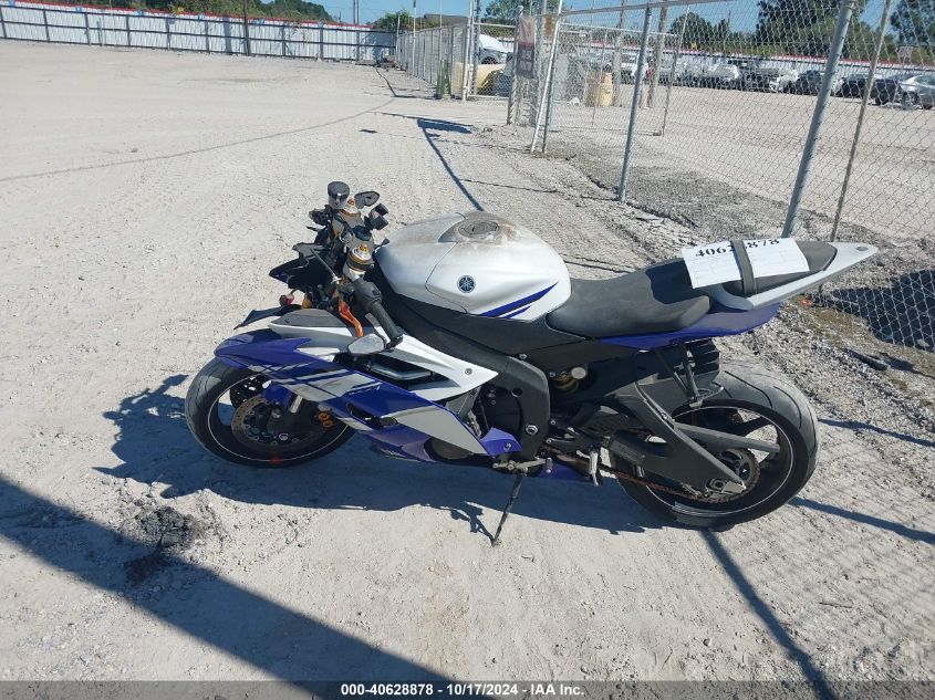 2014 Yamaha Yzfr6 VIN: JYARJ16E6EA030548 Lot: 40628878