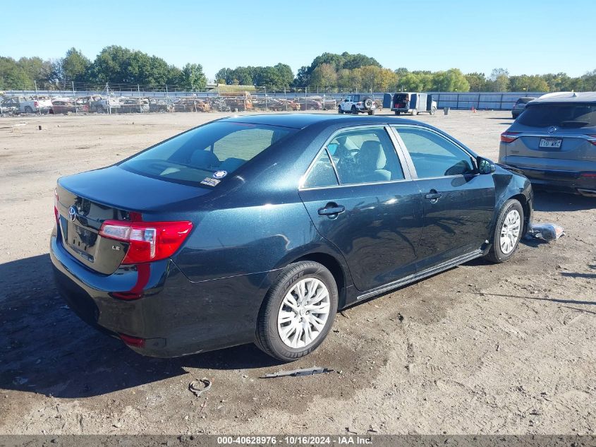 2012 Toyota Camry Le VIN: 4T4BF1FK3CR174794 Lot: 40628976