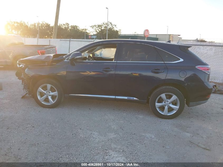 2013 Lexus Rx 450H VIN: JTJZB1BAXD2008644 Lot: 40628981