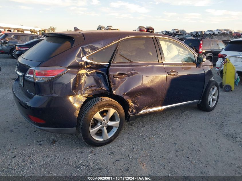 VIN JTJZB1BAXD2008644 2013 Lexus RX, 450H no.4