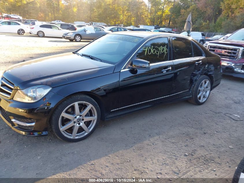 2014 Mercedes-Benz C 300 Luxury 4Matic/Sport 4Matic VIN: WDDGF8AB1EG251058 Lot: 40629016