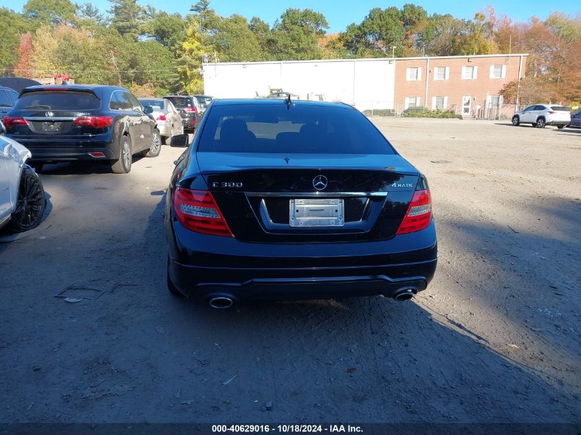 2014 Mercedes-Benz C 300 Luxury 4Matic/Sport 4Matic VIN: WDDGF8AB1EG251058 Lot: 40629016