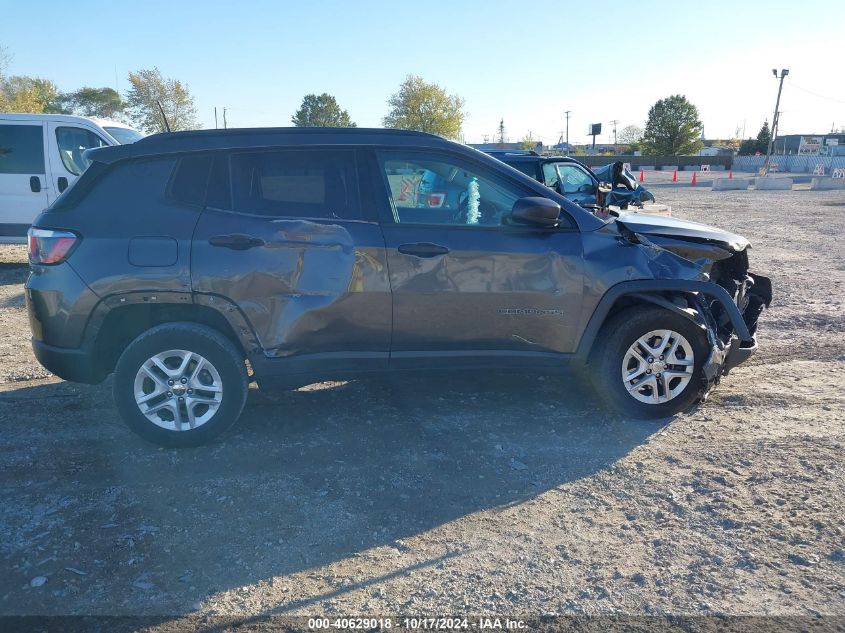 2018 Jeep Compass Sport 4X4 VIN: 3C4NJDAB3JT213426 Lot: 40629018