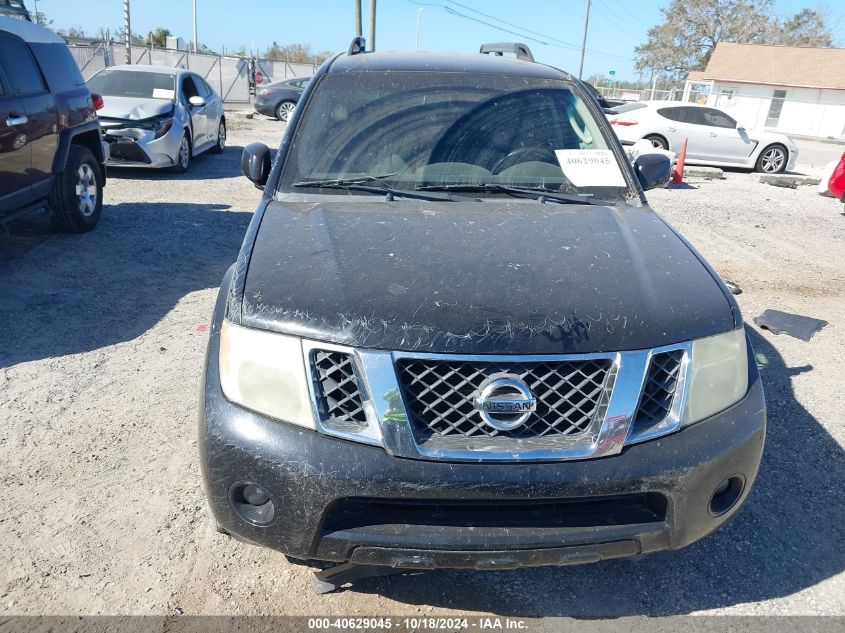 2011 Nissan Pathfinder Sv VIN: 5N1AR1NN5BC601129 Lot: 40629045