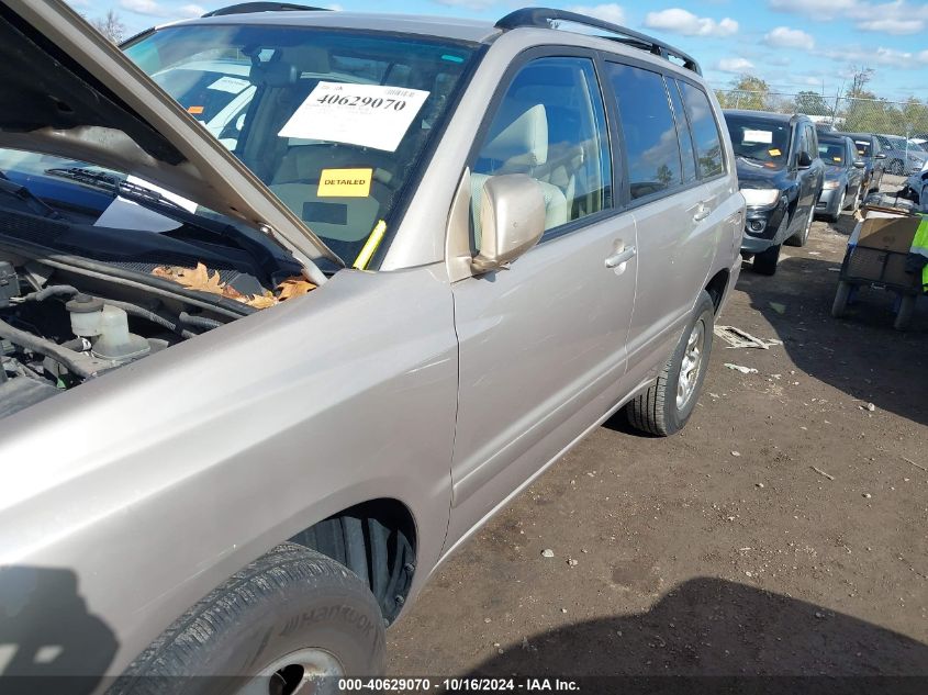 2004 Toyota Highlander VIN: JTEGD21A340086928 Lot: 40629070