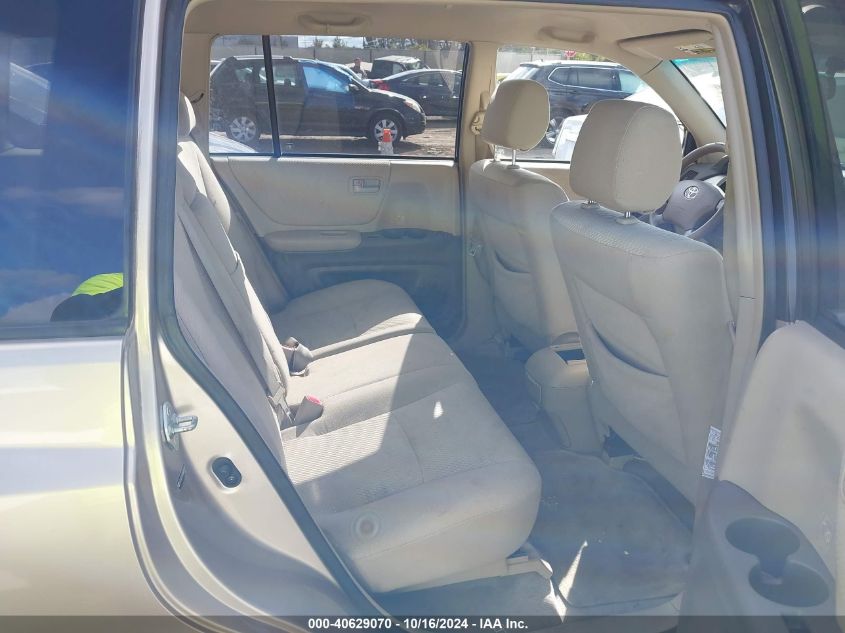 2004 Toyota Highlander VIN: JTEGD21A340086928 Lot: 40629070