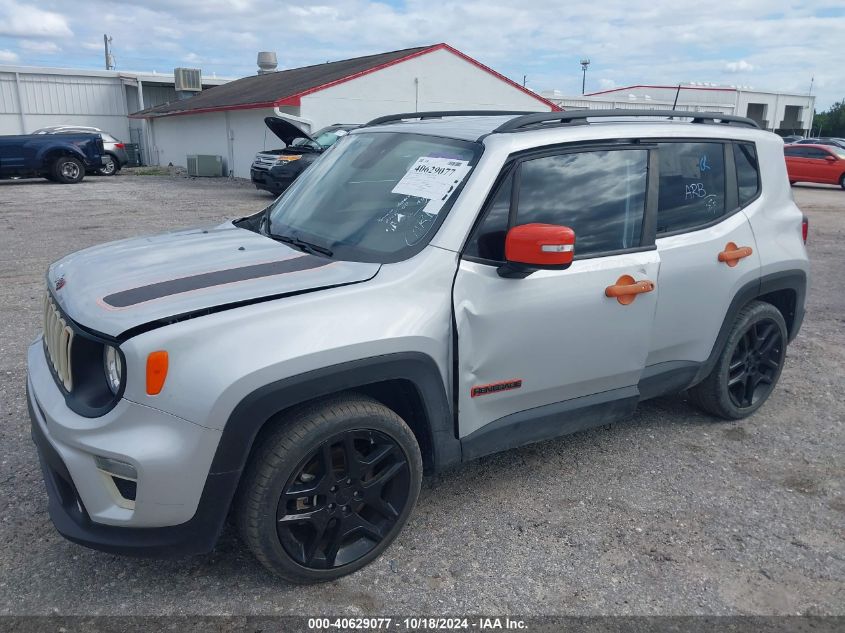 2020 Jeep Renegade Orange Edition Fwd VIN: ZACNJABBXLPL72299 Lot: 40629077