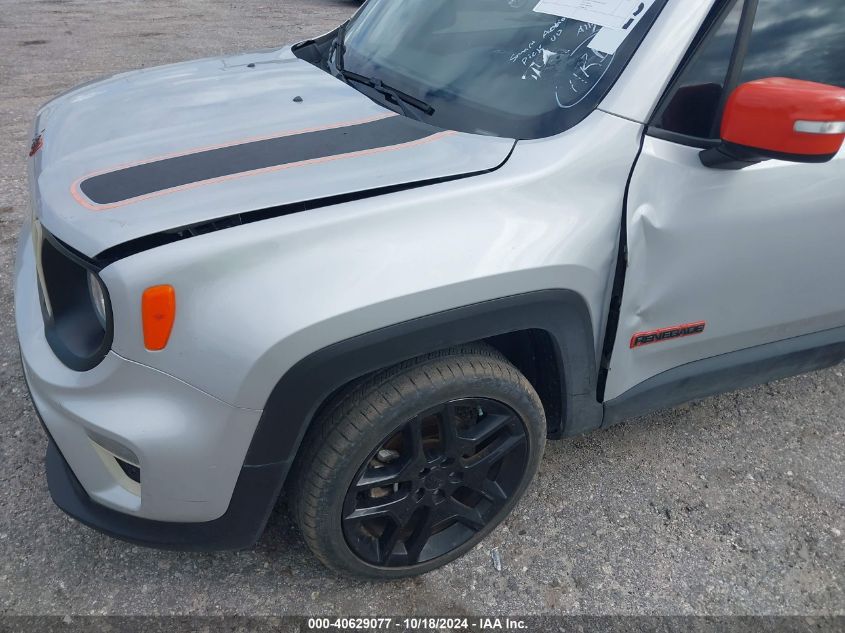 2020 Jeep Renegade Orange Edition Fwd VIN: ZACNJABBXLPL72299 Lot: 40629077