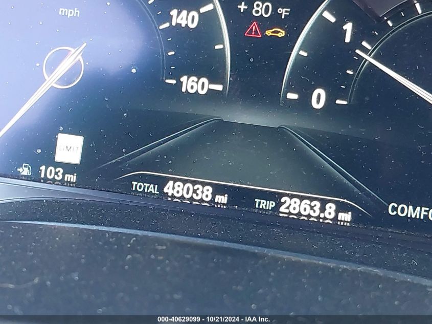 2018 BMW 530I xDrive VIN: WBAJA7C55JWA72800 Lot: 40629099