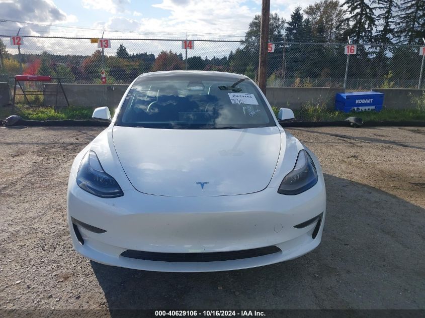 2023 Tesla Model 3 Rear-Wheel Drive VIN: 5YJ3E1EA3PF569975 Lot: 40629106