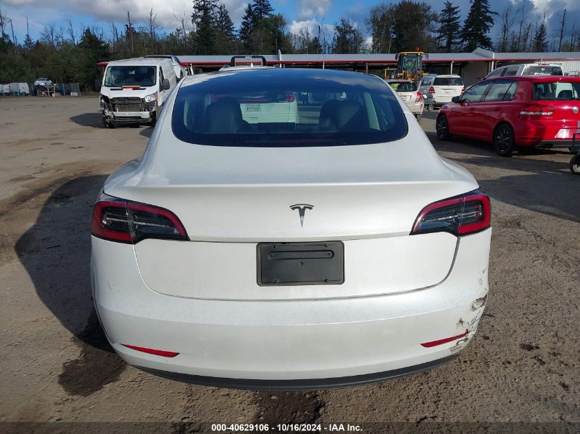 2023 Tesla Model 3 Rear-Wheel Drive VIN: 5YJ3E1EA3PF569975 Lot: 40629106