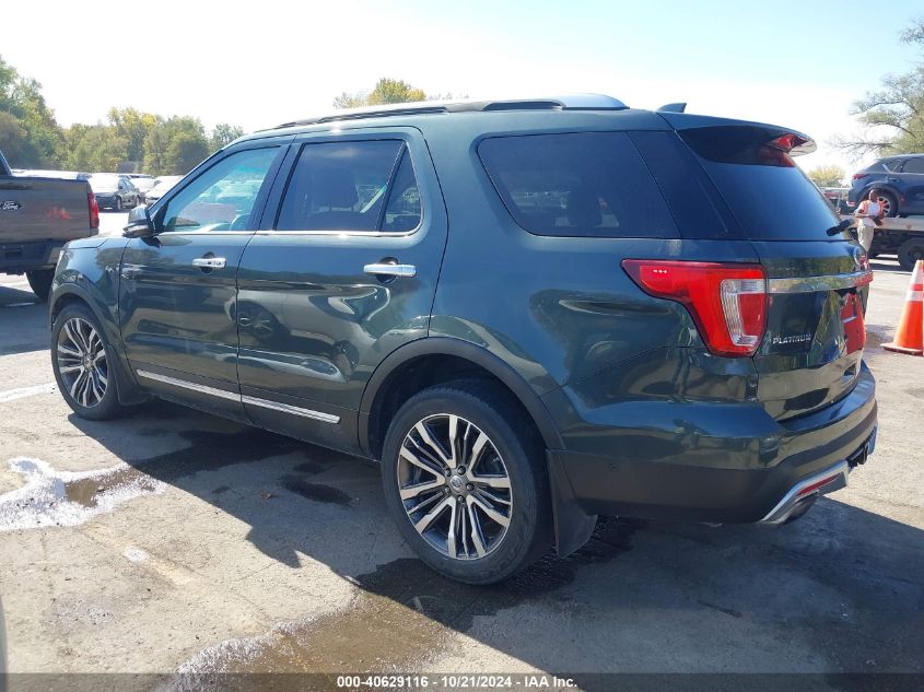 2016 Ford Explorer Platinum VIN: 1FM5K8HT5GGC99866 Lot: 40629116