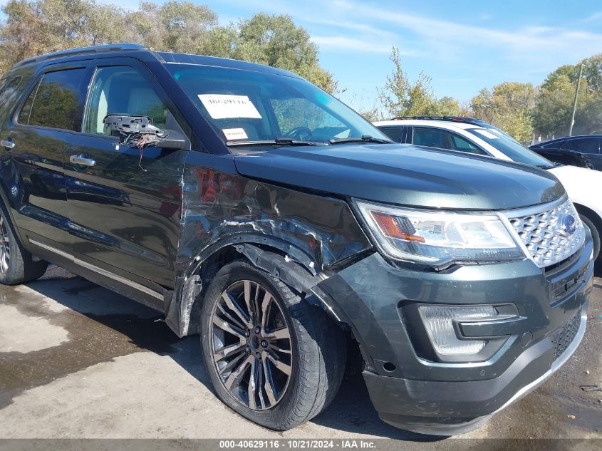 2016 Ford Explorer Platinum VIN: 1FM5K8HT5GGC99866 Lot: 40629116