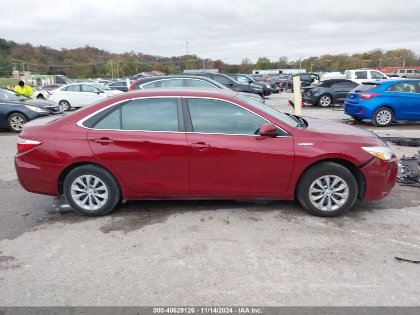 2017 Toyota Camry Hybrid Le VIN: 4T1BD1FK1HU207931 Lot: 40629126