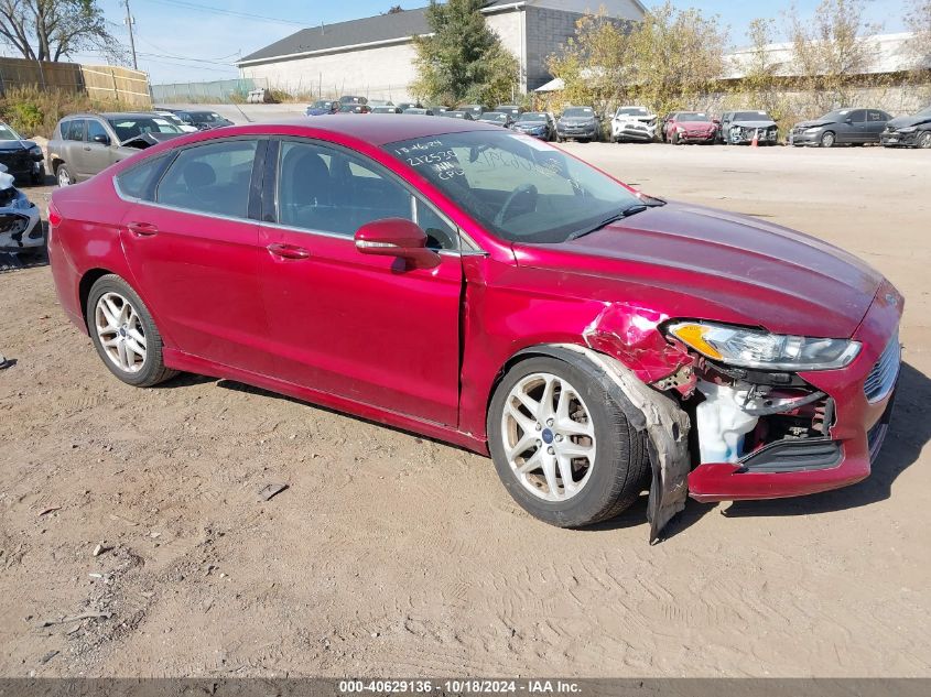 VIN 3FA6P0HDXER237539 2014 Ford Fusion, SE no.1