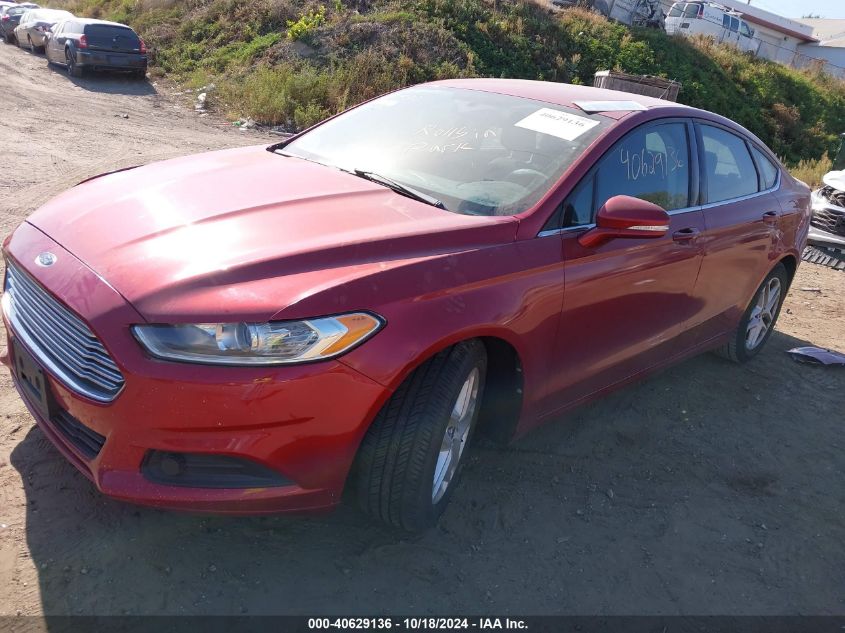 VIN 3FA6P0HDXER237539 2014 Ford Fusion, SE no.2