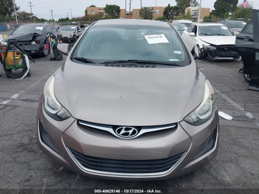 2016 Hyundai Elantra Se VIN: 5NPDH4AEXGH777388 Lot: 40629146