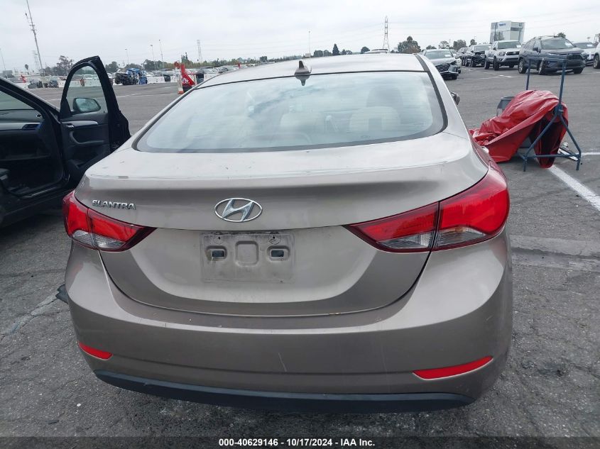 2016 Hyundai Elantra Se VIN: 5NPDH4AEXGH777388 Lot: 40629146